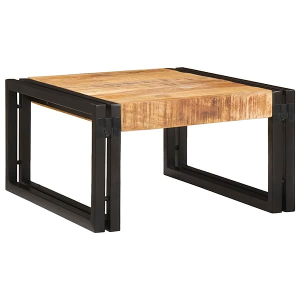 vidaXL Badeværelseshylde Brun 40 x 50 x 23 cm Solid Ru raw mango træ