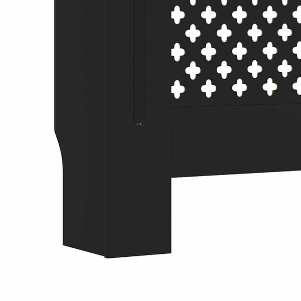 vidaXL radiatorskjuler 205 cm MDF sort
