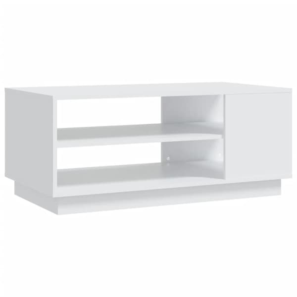 vidaXL sofabord 102x55x43 cm spånplade hvid