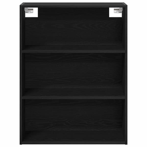 vidaXL Highboard 2 pcs Sort eg Konstrueret træ