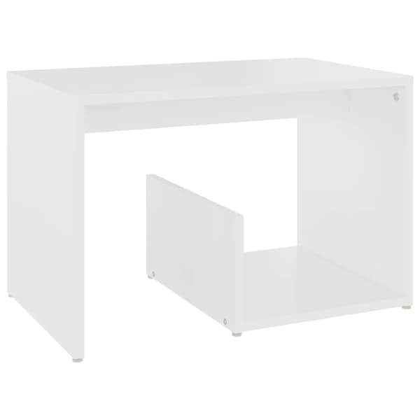 vidaXL sidebord 59x36x38 cm spånplade hvid