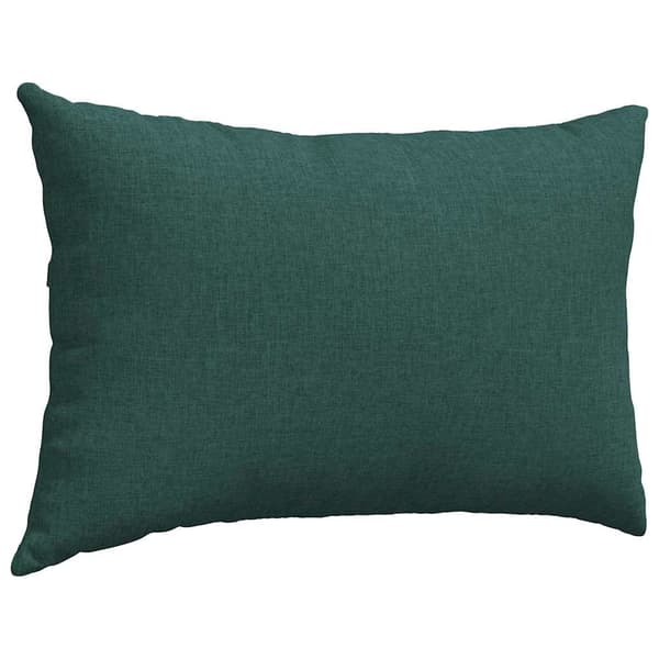 vidaXL Sofapuder 2 pcs Mørkegrøn 60 x 40 cm Stof