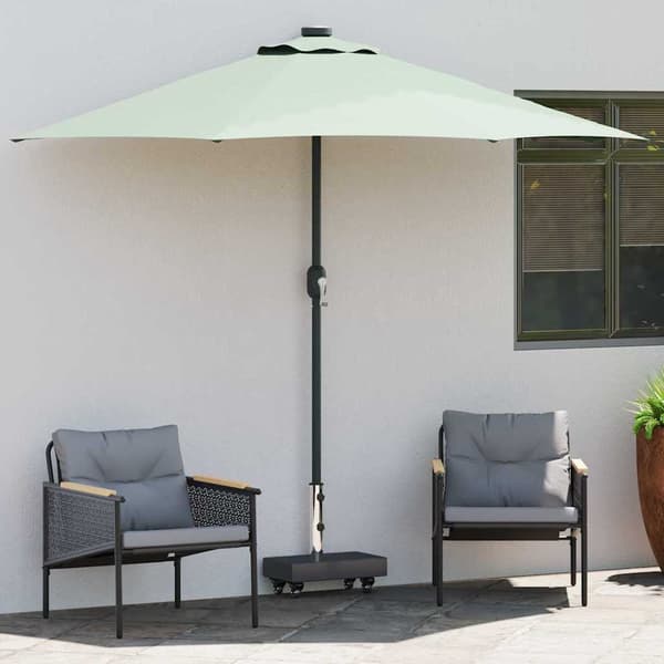 vidaXL Parasolfod Sort 45 x 25 x 45 cm Granit