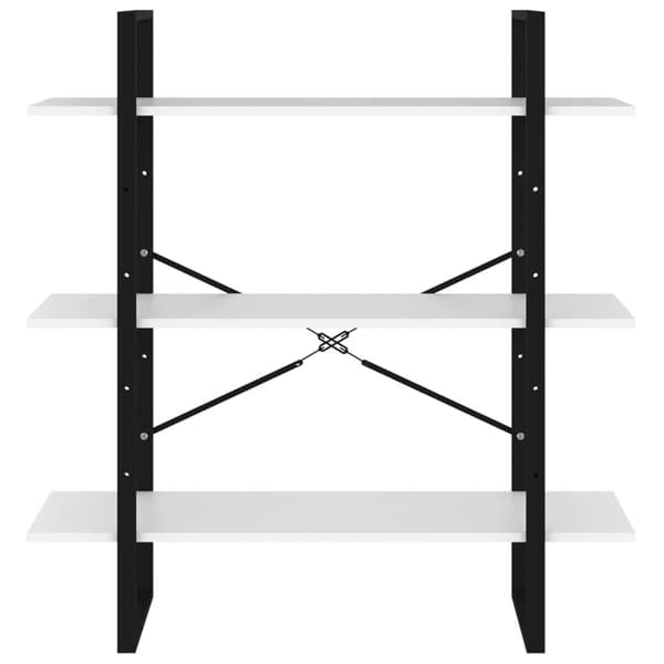 vidaXL bogreol 100x30x105 cm spånplade hvid