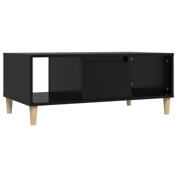 vidaXL sofabord 90x50x36,5 cm konstrueret træ sort