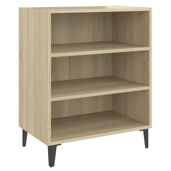 vidaXL skænk 57x35x70 cm spånplade sonoma-eg