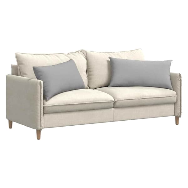 vidaXL Sofapuder 2 pcs Skygrå 80 x 40 cm Stof