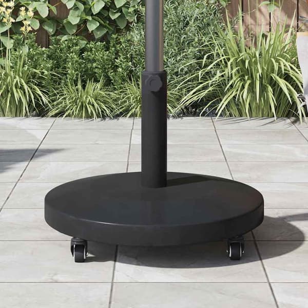 vidaXL Parasolfod Sort 48 x 48 x 32 cm