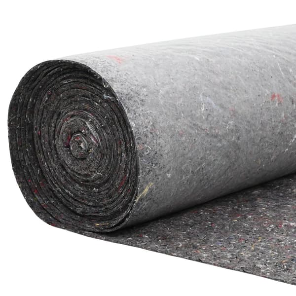 vidaXL Damfleece Grå 1 x 10 m Polyester og Bomuld