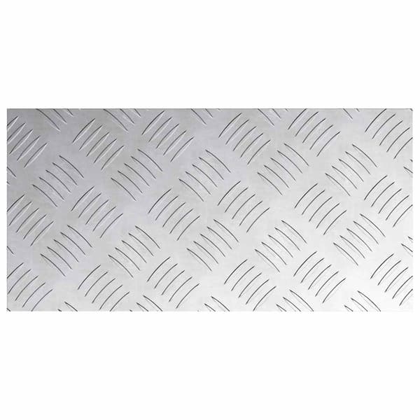 vidaXL Trappe Tread Rektangulær 2 pcs Sølv 40 x 20 cm Aluminium