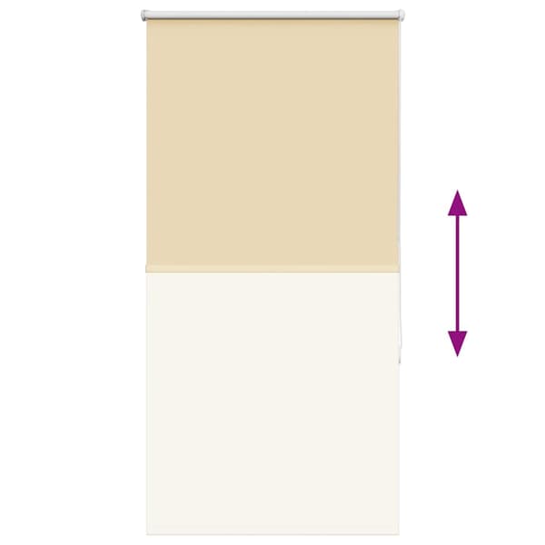 vidaXL rullegardin mørklægning 80x175 cm stofbredde 75,7 cm polyester
