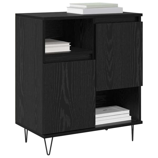 vidaXL Sideboard Sort eg 60 x 35 x 70 cm