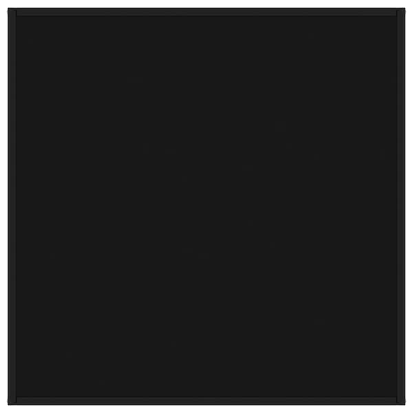vidaXL sofabord 90x90x50 cm glas sort