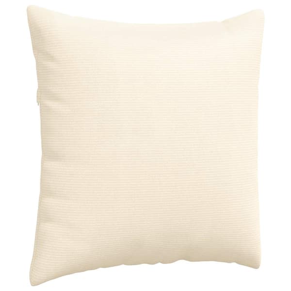 vidaXL Sofapuder 2 pcs Creme 60 x 60 cm Velourstof
