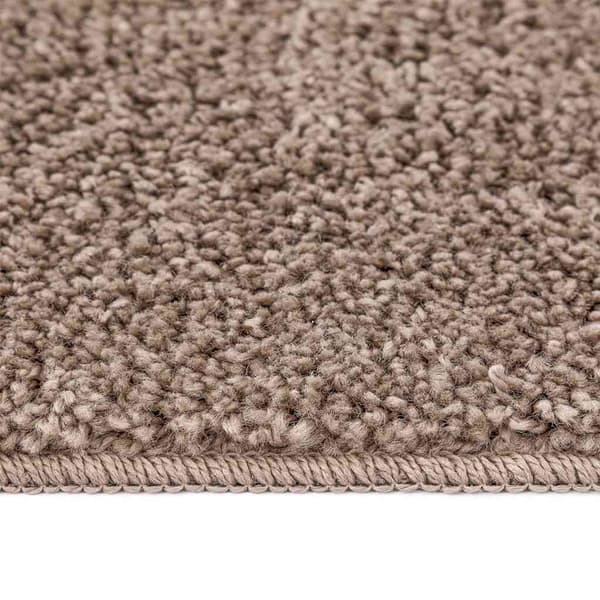 vidaXL Tæppe Brun 120 x 120 cm Polypropylen