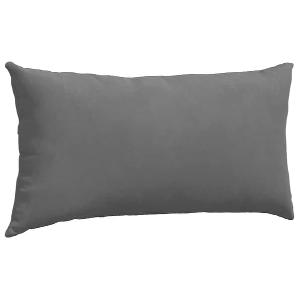 vidaXL Sofapuder 2 pcs Mørkegrå 80 x 40 cm Stof
