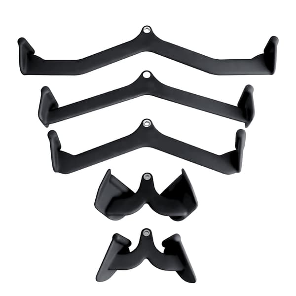 PH Fitness Multi Angle Grip Set Pro – 5 delar – med A-format förvaringsställ