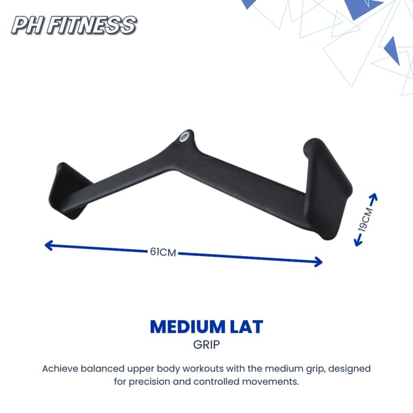 PH Fitness Multi Angle Grip Set Pro – 5 delar – med A-format förvaringsställ