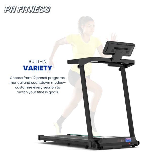 PH Fitness Foldbart løbebånd TH-900 – 12 km/t – 12% stigning