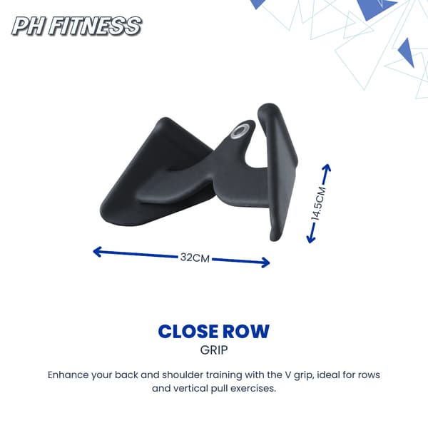 PH Fitness Multi Angle Grip Set Pro – 5 delar – med A-format förvaringsställ