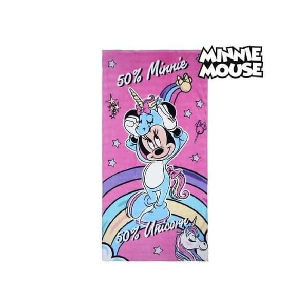Strandhandduk - Minnie Mouse - 73863 - 100% bomull - 70x140 cm - Rektangulär