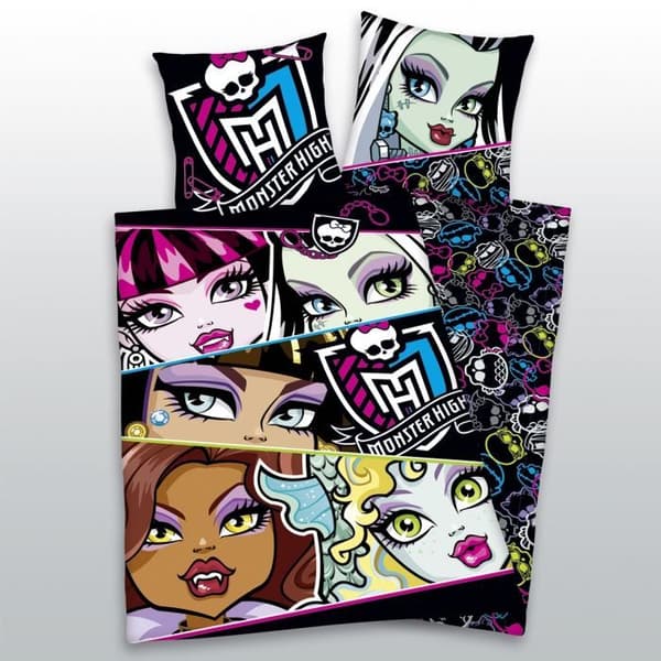 MONSTER HIGH - Påslakan + örngott