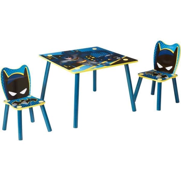 BATMAN Barnbord och 2 stolar set
