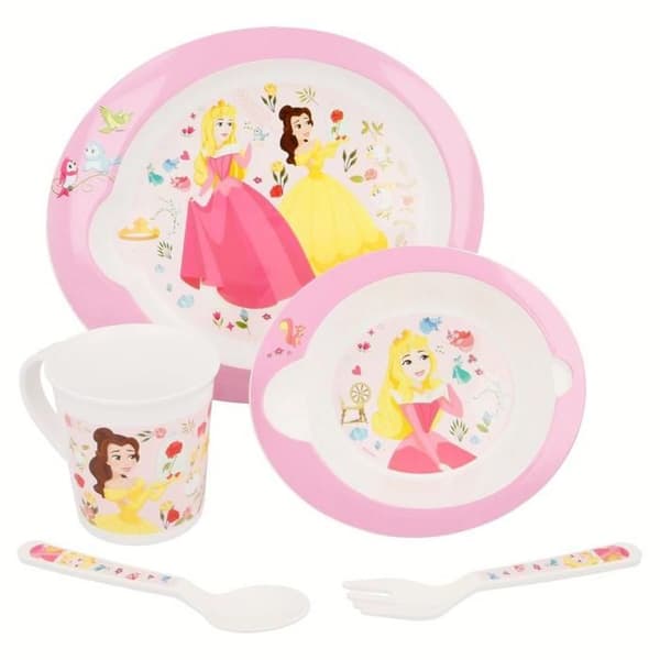 Frukostset 5 delar Disney-prinsessor