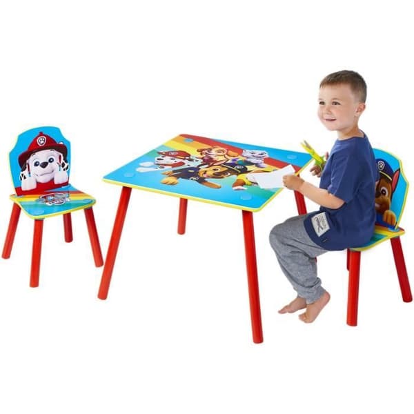 LA PAT PATROILLE Barnbord och 2 stolar set