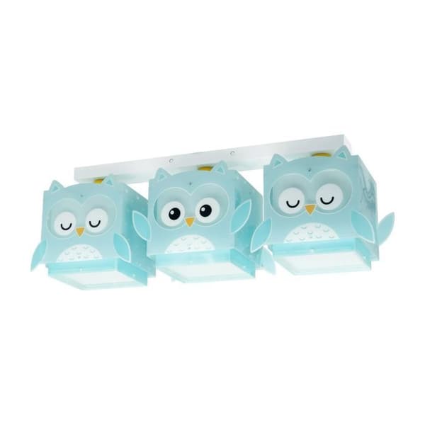 Barnplafond med 3 ljus Liten Uggla
