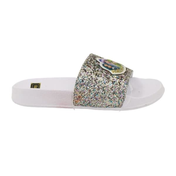 Glittriga Silvertofflor Rainbow High