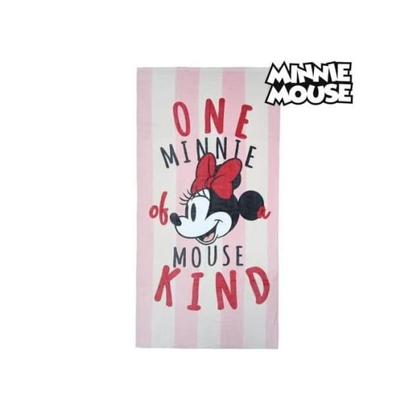Strandhandduk - Minnie Mouse - 73863 - 100% bomull - 70x140 cm - Rektangulär