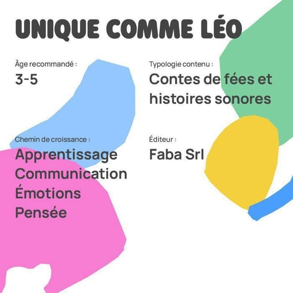 FABA Ljudkaraktär Unik som Léo