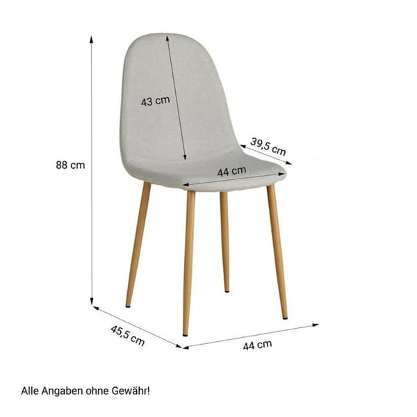 Utökningsbart matbord 160x90 med 4 grå stolar