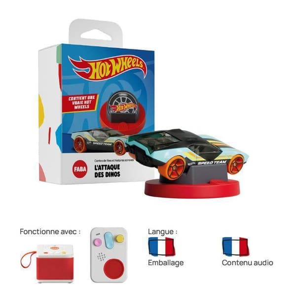 FABA Ljudkaraktär Hot Wheels Dinos attack