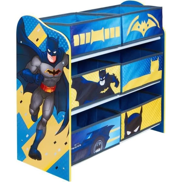 BATMAN Barnrumsförvaring med 6 kärl
