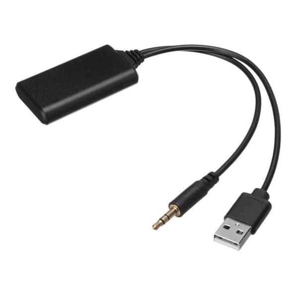 (Svart) Bil Bluetooth-modul Trådløs Musikkadapter Aux-mottaker Aux-lyd USB 3,5 mm Jack For BMW E90 E91 E92 E93