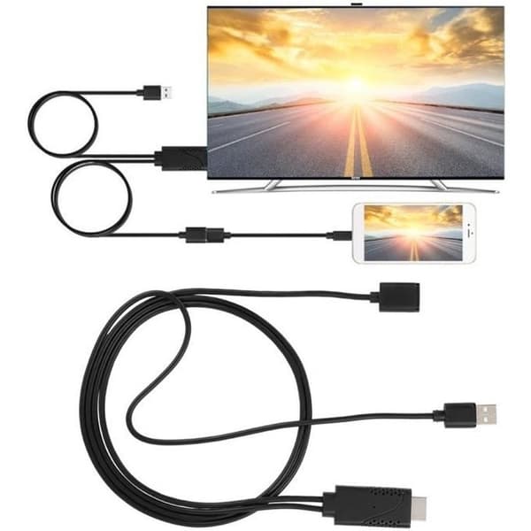 1 USB til HDTV HDMI-adapter TV USB-kabel til iPhone Android