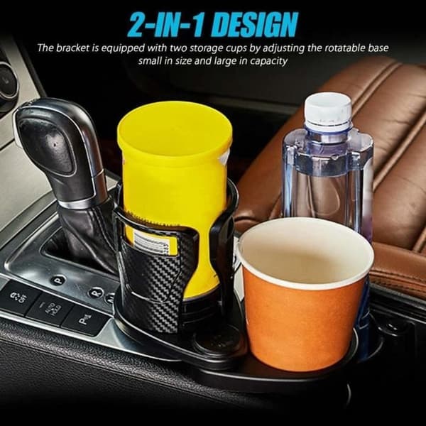 1 360° roterbar universal vannkoppholder til bilen
