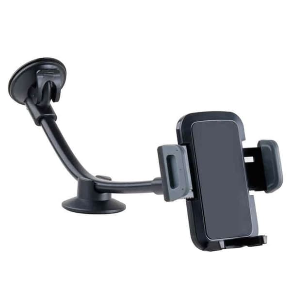 Universell bilholder, lang arm for frontrute, kompatibel med iPhone