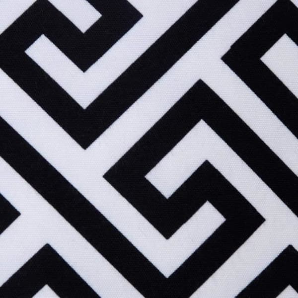 Geometrisk pudesæt - Geometri 12 - Sort