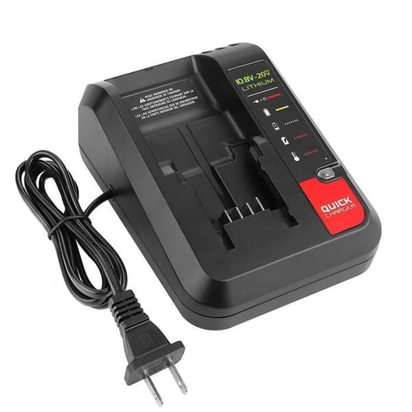 Lader 2A erstatningslitiumbatterilader for Black and Decker 18V PORTERKABEL Stanley ch