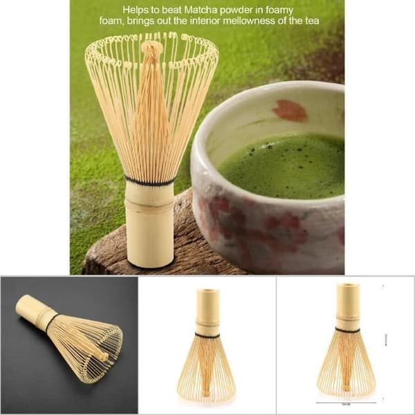 Bambu-tevisp - OMABETA - Chasen - 64 stift - Hög kvalitet - Matcha-beredning