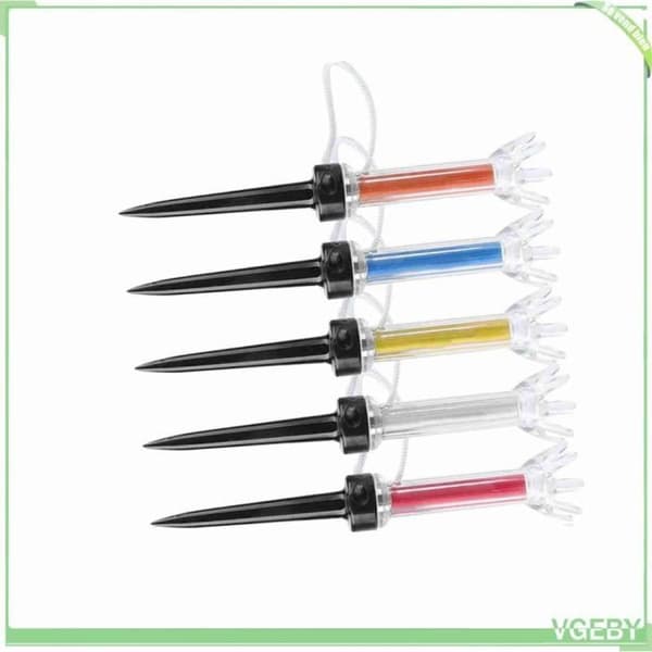 Golftees - V GEBY - 5 st - Magnetisk Plast - 79 mm - Elastisk och Hållbar