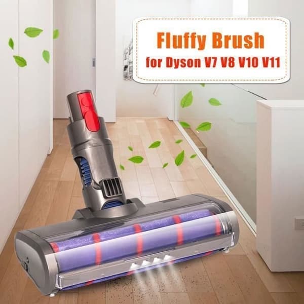 LED-børstehoved til støvsuger til Dyson V7 V8 V10 V11