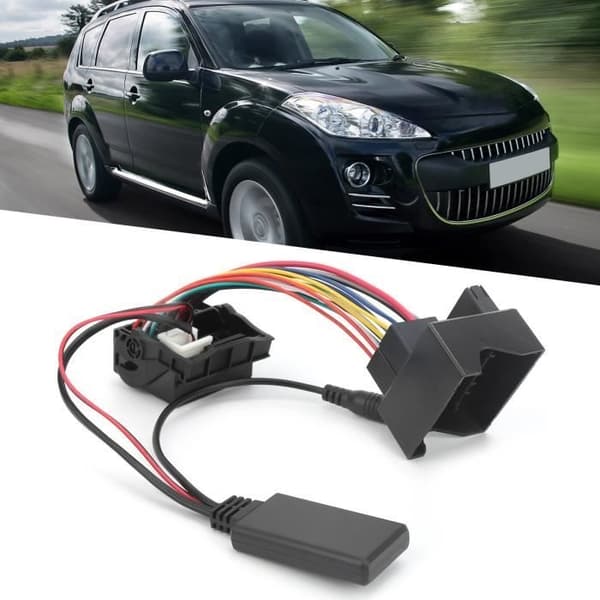 Bil Bluetooth-modul, Bluetooth 5.0-kabel, AUX-IN-lydadapter til bil, velegnet til Citroën C2/C3/C4/C5/C6, HOP3