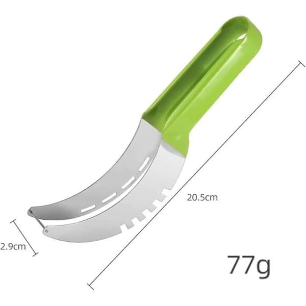 Vannmelonkutter, vannmelonskutter, vannmelonkniv, vannmelonkutter, vannmelonskutter, vannmelonkniv i rustfritt stål
