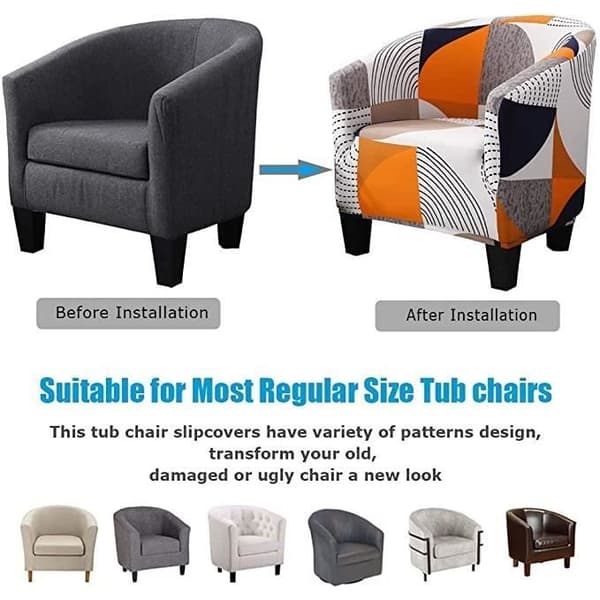 (Variabelt) Fåtöljöverdrag - Silver Fox - Stretch - Sammet - Dammtät - Modern design