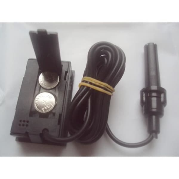 Hygrometer Termometer KABEL 1m50 PROB + Batterier reptil sköldpadda orm hydrometer terrarium