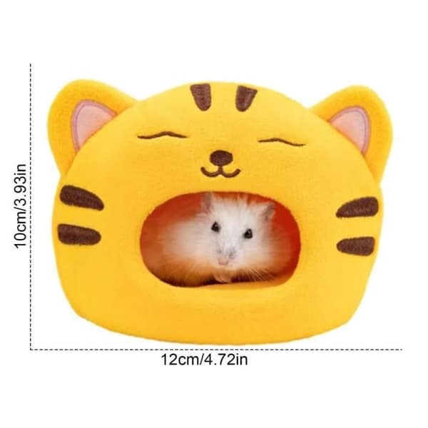 (Tiger) Bädd för marsvin, Minibädd för hamster | Tiger Design Hamster Cave - Minihamsterbädd